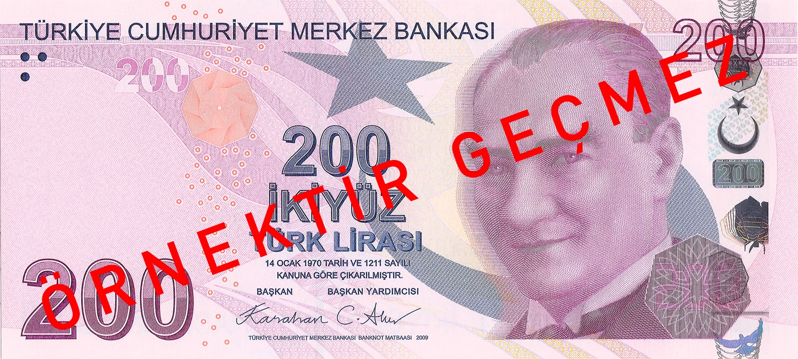 9.Emisyon 200 Türk Lirası VIII.Tertip